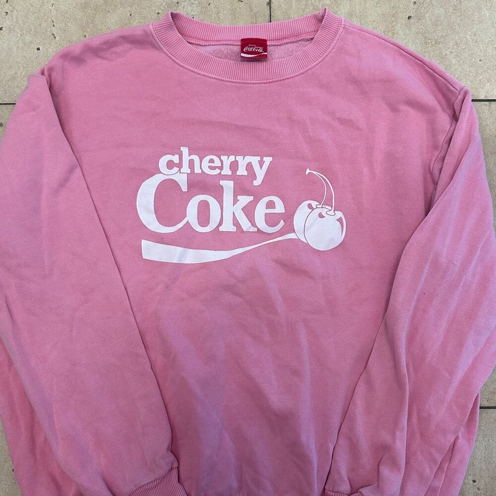 Coca Cola pink crewneck womens small from Target